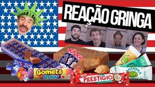 GRINGOS REAGEM A BALAS E CHOCOLATES BRASILEIROS