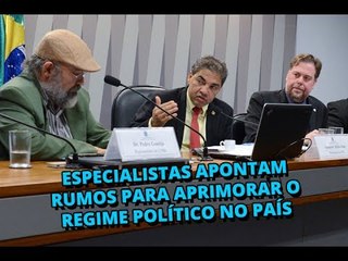 Especialistas apontam rumos para aprimorar o regime político no país