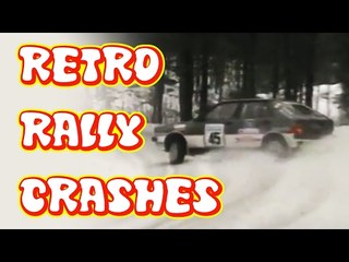 Retro Rally Crashes | HUGE Lancia Drift!