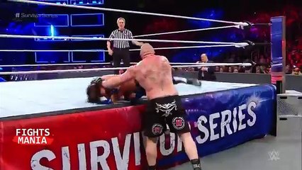 Brock Lesnar vs Aj Styles Champion vs Champion match highlights HD