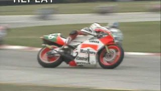 Luca Cadalora Crash | 1989 Italian Bike GP 250cc race | Misano