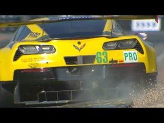 Corvette Crash at Le Mans 2017 Official Review