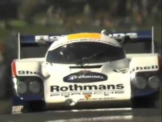 BRACE for the G's!! Johnny Dumfries Porsche 956 In-Car
