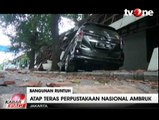 Atap Gedung Perpustakaan Nasional Roboh, Timpa Mobil