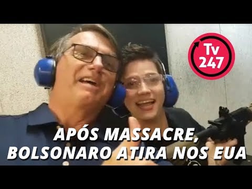 Após massacre, Bolsonaro atira nos EUA