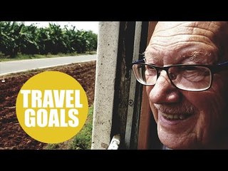 An adventurous pensioner has returned from the trip of a lifetime