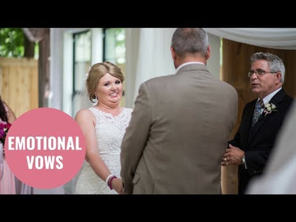 Terminally ill mom weds partner of four years after heartbreaking cancer diagnosis