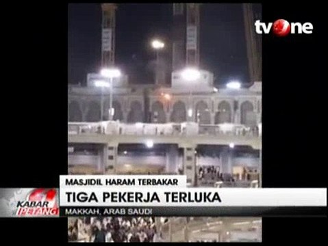 Kebakaran di Masjidil Haram, 3 Pekerja Terluka