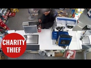 Callous thief who stole more than a dozen charity collection tins
