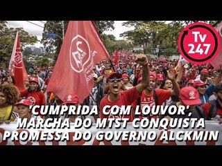 'Cumprida com louvor', marcha do MTST conquista promessa do governo Alckmin