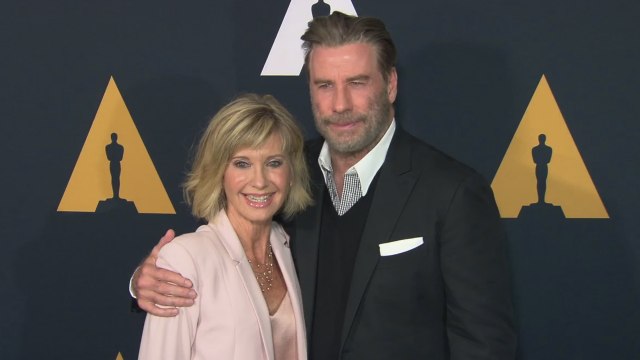 John Travolta y Olivia Newton John, juntos en el 40 aniversario de Grease