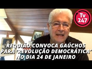 Requião convoca gaúchos para ‘revolução democrática’ no dia 24 de janeiro