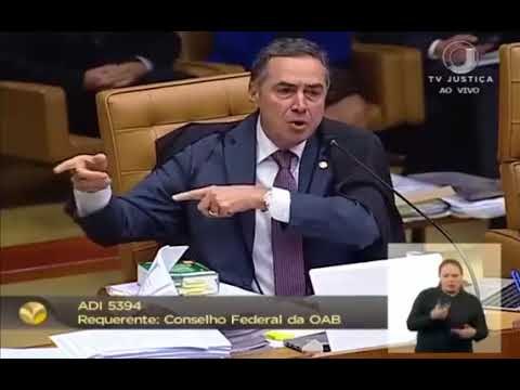 Barroso e Gilmar batem boca e sessão é suspensa