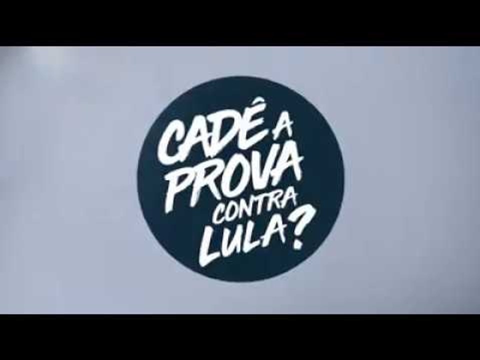 Cadê a prova contra Lula?