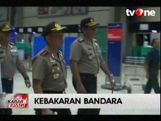 Kapolda Metro Jaya Pantau Lokasi Kebakaran di Bandara Soetta