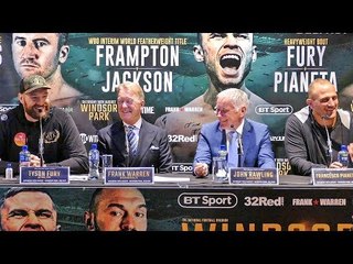 Tyson Fury vs Francesco Pianeta FINAL PRESS CONFERENCE | Frank Warren Boxing