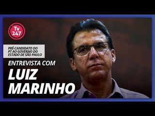 TV 247 entrevista Luiz Marinho(26/3/18) - Pré-candidato do PT ao governo do Estado de SP