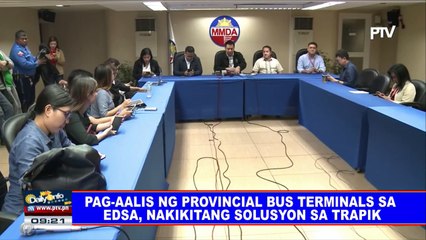 Pag-aalis ng provincial bus terminals sa EDSA, nakikitang solusyon sa trapik