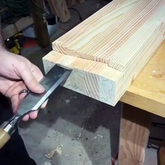 Fast by hand tenon chopped
