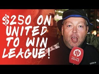 £250 on United To Win The League! Manchester United 2-1 Leicester City