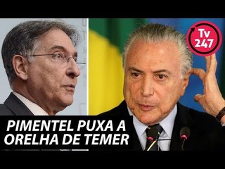 Pimentel repreende Temer por alta dos combustíveis