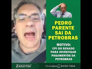 Saída do Pedro Parente tem como motivo medo da CPI que será instalada no Senado