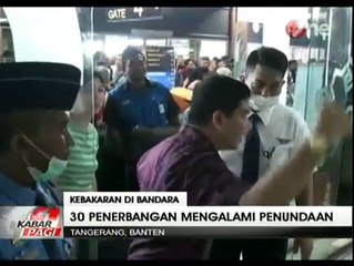 Pasca Kebakaran, Menteri Yuddy Buka Paksa Pintu Antrean Penumpang Bandara Soetta