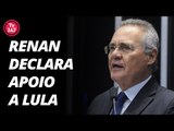 Renan declara apoio a Lula