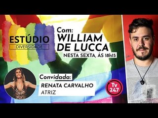 Estúdio diversidade convida a atriz Renata Carvalho