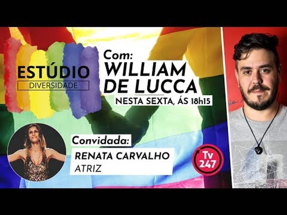 Estúdio diversidade convida a atriz Renata Carvalho