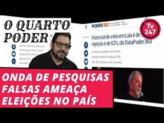 O quarto poder, com Eduardo Guimarães: pesquisas fake ameaçam democracia