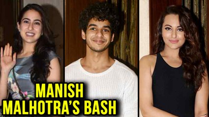 Tiger Shroff, Janhvi Kapoor, Sonakshi Sinha And Stars At Manish Malhotra’s Bash
