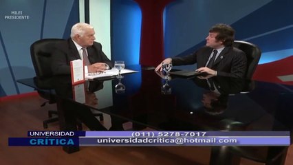 "Un Estado mínimo podría ser manejado por robots" Javier Milei- 05/05/18