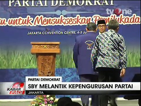 SBY Lantik Kepengurusan Partai Demokrat Periode 2015-2020