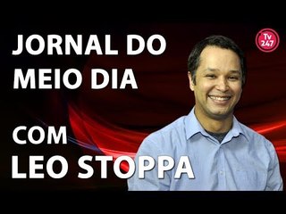 Jornal das 12h, com Leonardo Stoppa