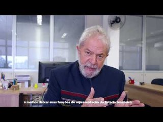 Lula: sou o cidadão mais indignado desse País