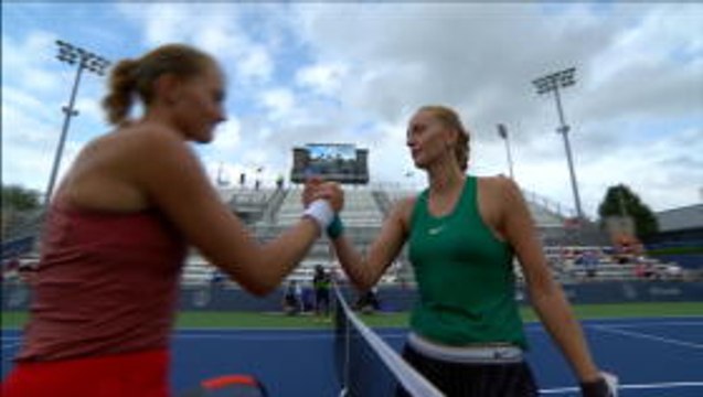 Kvitova bt Mladenovic (6-4 6-2)