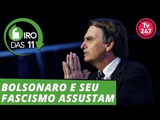 O fascismo de Bolsonaro sai do armário, assusta e pode ir ao 2º turno