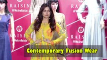 Bhumi Pednekar At The Launch Of Raisin - Contemporary Fusion Wear