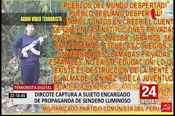 Dircote: capturan a sujeto que difundía propaganda terrorista en redes sociales