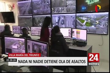 VMT: nada ni nadie detiene ola delincuencial