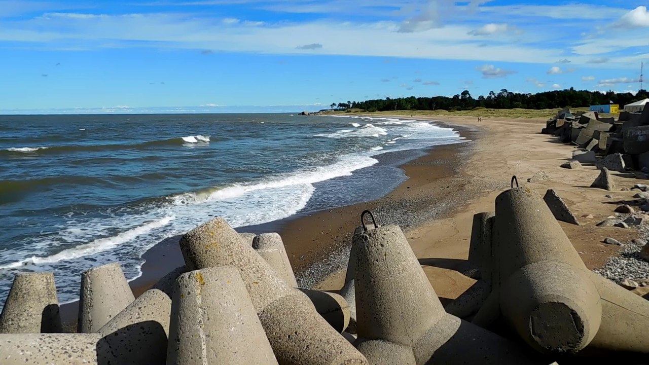 Балтийский берег моря. Лиепая.