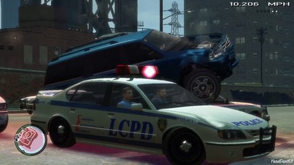 GTA IV - Blue Landstalker Police Chase