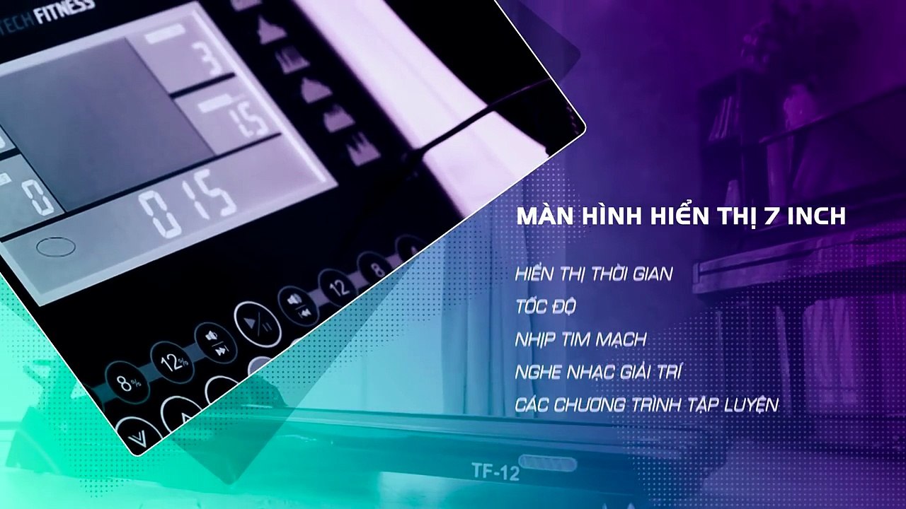 [Review] Máy chạy bộ điện Tech Fitness TF-12 tại Tài Phát Sport