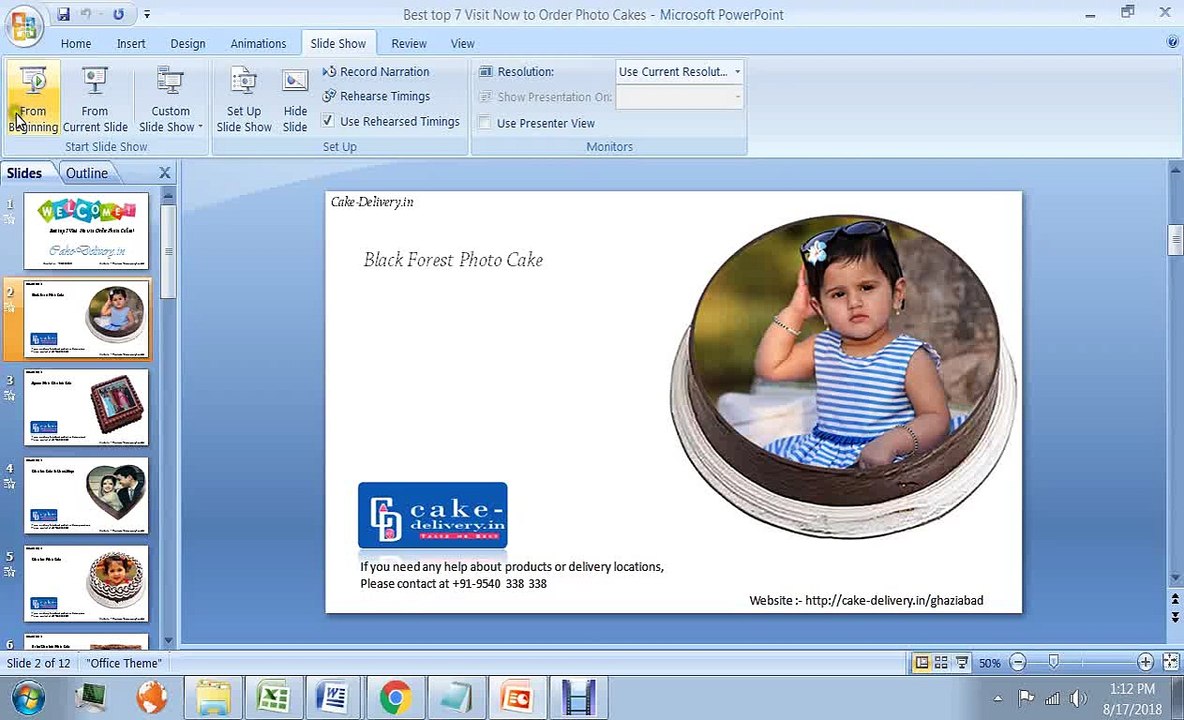 Which website should you choose for different types of photo cake in Ghaziabad?