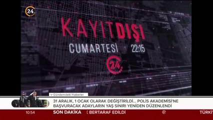 Kayıt Dışı cumartesi 22:15'te