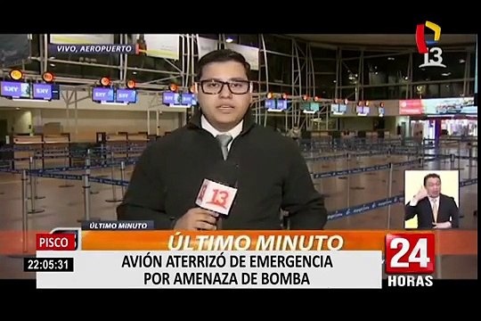 Chile: once aviones con falso aviso de bomba