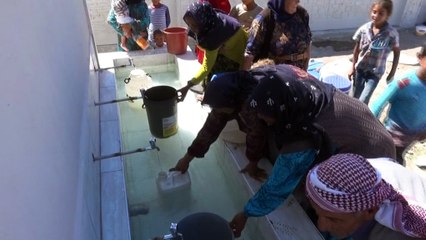 Aksaray’da Urfalı tarım işçileri suya kavuştu