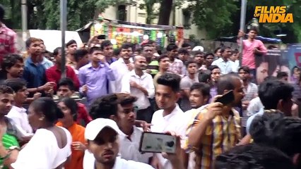 Fans Go Crazy Seeing John Abraham & Manoj Bajpayee At Gaiety Galaxy