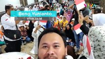 HUT RI, Jemaah Haji Nyanyikan Lagu Kebangsaan di Arab Saudi